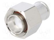 Connector: 4.3-10; male; for cable; straight; plug; 50Ω; IP68; 6GHz 