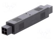 Connector: wire-wire; coupler; male; PIN: 4; Micro-Fit 3.0; Inom: 3A MOLEX
