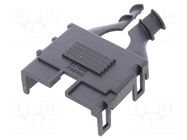 Cable hood and fastener; female; PIN: 10; 2x5; Mega-Fit; UL94V-0 MOLEX