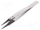 Tweezers; strong construction,replaceable tips; Blades: narrow IDEAL-TEK