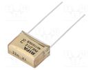 Capacitor: paper; X1; 33nF; 300VAC; 15.2mm; ±20%; THT; PME271E KEMET