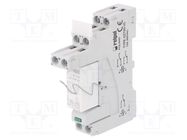 Relay: interface; DPDT; Ucoil: 110VDC; 8A; 8A/250VAC; 8A/24VDC; 2kVA RELPOL