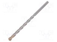 Drill bit; for concrete; Ø: 10mm; L: 200mm; metal; cemented carbide METABO