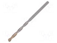 Drill bit; for concrete; Ø: 4mm; L: 85mm; metal; cemented carbide METABO