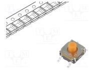 Microswitch TACT; SPDT NC + NO; Pos: 2; 0.05A/32VDC; SMT; none C&K