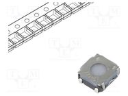 Microswitch TACT; SPST-NO; Pos: 2; 0.05A/32VDC; SMT; none; 2.5mm C&K