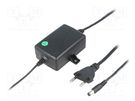 Power supply: switched-mode; 12VDC; 1A; Out: 5,5/2,1; 12W; 0÷40°C CELLEVIA POWER