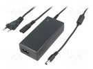 Power supply: switched-mode; 12VDC; 6A; Out: 5,5/2,1; 72W; 0÷40°C CELLEVIA POWER