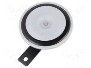 Signaller: sound; 12VDC; screw type; 435Hz; automotive; Øout: 95mm ELTA