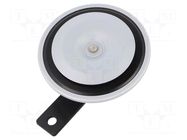 Signaller: sound; 12VDC; screw type; 335Hz; automotive; Øout: 95mm ELTA
