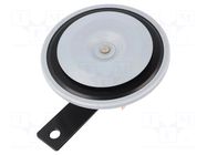 Signaller: sound; 24VDC; screw type; 335Hz; automotive; Øout: 95mm ELTA