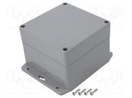 Enclosure: multipurpose; X: 120mm; Y: 120mm; Z: 90mm; ABS; dark grey GAINTA