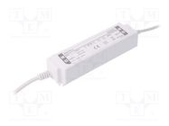 Power supply: switching; LED; 60W; 12VDC; 5A; 220÷240VAC; IP67; 85% ESPE