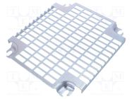 Mounting plate; telequick perforated 