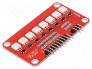 5VDC; No.of diodes: 8; Ch: 8; 5050; Colour: RGB; Module robotics: LED OKYSTAR