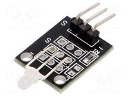 2÷2.5VDC; 5mm; Colour: red/green; Module robotics: LED OKYSTAR