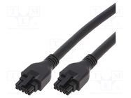 Cable; Micro-Fit 3.0; female; PIN: 10; Len: 2m; 3A; Insulation: PVC MOLEX