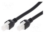 Cable; female; PIN: 4; Len: 2m; 300V; 7.5A; Insulation: PVC; tinned MOLEX