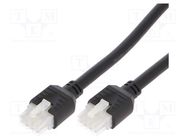 Cable; Mini-Fit Jr; female; PIN: 8; Len: 1m; 6A; Insulation: PVC; 300V 