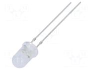 LED; red; 5mm; blinking,clear body with diffused lens finish OPTOSUPPLY