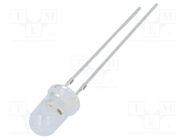 LED; 5mm; RGB; blinking,tricolour; 100°; 3.8÷5V; 20mA; Front: convex OPTOSUPPLY