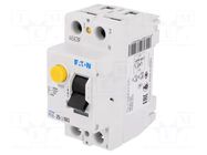 RCD breaker; Inom: 25A; Ires: 30mA; Max surge current: 500A; IP20 EATON ELECTRIC