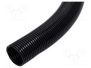 Protective tube; Size: 50; polyamide; black; -40÷120°C; Øint: 48mm HUMMEL