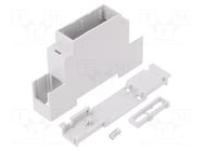 Enclosure: for DIN rail mounting; Y: 90mm; X: 18mm; Z: 53mm; PPO ITALTRONIC