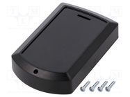 Enclosure: for remote controller; X: 46mm; Y: 73mm; Z: 17mm 