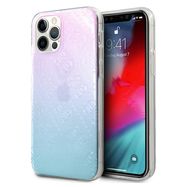 Guess 4G 3D Pattern Collection Case for iPhone 12 Pro Max - Blue and Pink, Guess