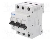 Circuit breaker; 230/400VAC; Inom: 16A; Poles: 3; Charact: B; 6kA EATON ELECTRIC