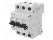 Circuit breaker; 230/400VAC; Inom: 20A; Poles: 3; Charact: B; 6kA EATON ELECTRIC