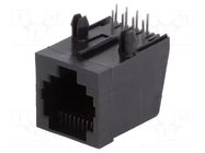 Connector: RJ45; socket; PIN: 8; 8p8c; THT; angled ENCITECH