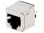 Connector: RJ45; socket; PIN: 8; shielded; Layout: 8p8c; THT ENCITECH