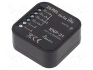 Wireless transmitter; flush mount; 230VAC; IP20; EXTA LIFE; 350m ZAMEL