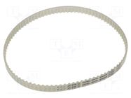 Timing belt; T5; W: 10mm; H: 2.2mm; Lw: 460mm; Tooth height: 1.2mm OPTIBELT
