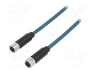 Cable: for sensors/automation; PIN: 8; female; X code-ProfiNET BULGIN
