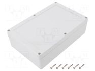 Enclosure: multipurpose; X: 140mm; Y: 210mm; Z: 60mm; ZP; light grey KRADEX