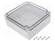 Enclosure: multipurpose; X: 150mm; Y: 150mm; Z: 60mm; ZP; ABS; IK07 KRADEX