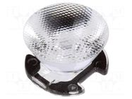 LED lens; round; plexiglass PMMA; transparent; 10÷13°; H: 14.8mm LEDIL