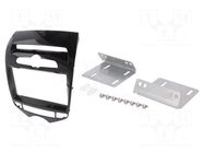 Radio frame; Hyundai; 2 DIN; black gloss ACV