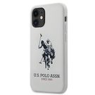 US Polo USHCP12SSLHRWH iPhone 12 mini 5.4 &quot;white / white Silicone Collection, U.S. Polo Assn.