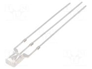 LED; yellow/green; rectangular; 2x3.2x4.15mm; bicolour; 100°; 30mA OPTOSUPPLY