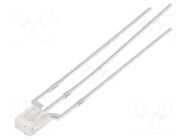 LED; red/green; rectangular; 2x3.2x4.15mm; bicolour; 500÷750mcd OPTOSUPPLY