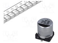 Capacitor: electrolytic; low ESR; SMD; 10uF; 35VDC; Ø5x5.8mm; ±20% PANASONIC