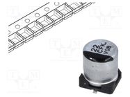 Capacitor: electrolytic; low ESR; SMD; 22uF; 16VDC; Ø5x5.8mm; ±20% PANASONIC