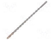 Drill bit; for concrete; Ø: 10mm; L: 310mm; metal; SDS-Plus®; PRO 4 METABO