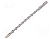 Drill bit; for concrete; Ø: 8mm; L: 210mm; metal; SDS-Plus®; PRO 4 METABO