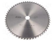 Circular saw; Ø: 305mm; Øhole: 30mm; Teeth: 56; Disc thick: 2.4mm METABO