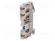 Splice terminal: rail; PT; 32A; 800V; for DIN rail mounting; grey PHOENIX CONTACT
